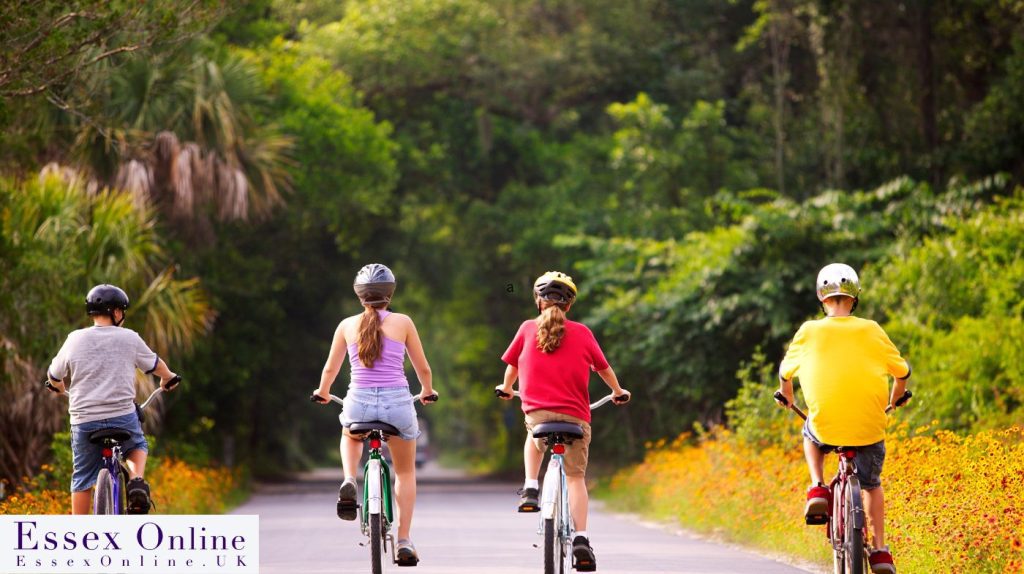 children cycling