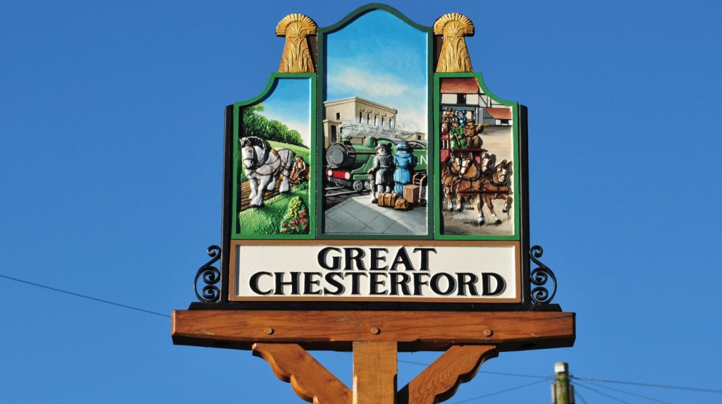 Great Chesterford sign