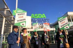 Asda protesters 